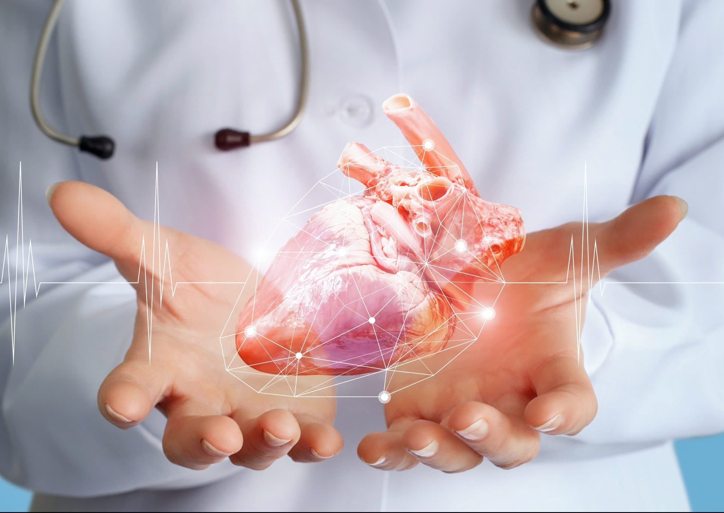 cardiologist checking a patient's heart rate with a stethoscope, representing the concept of Do Not Resuscitate (DNR) orders in estate planning