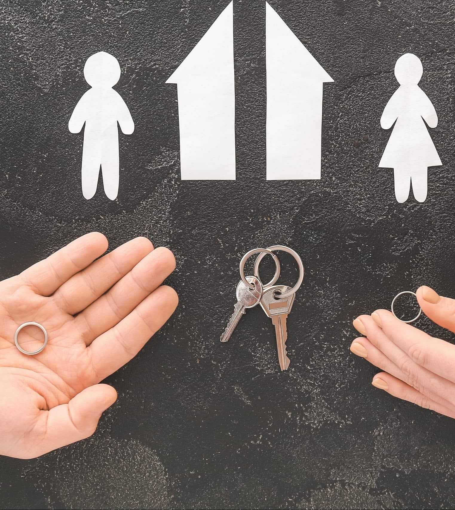 a trustee managing a trust, representing the concept of community property in estate planning