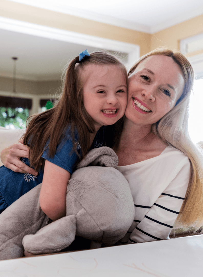 kid showing painted hands